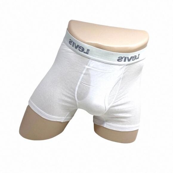 Levi's Men’s Underwear Boxer Brief 3 Pack White Cotton 0583 37453 Size Stretch - Picture 5 of 9